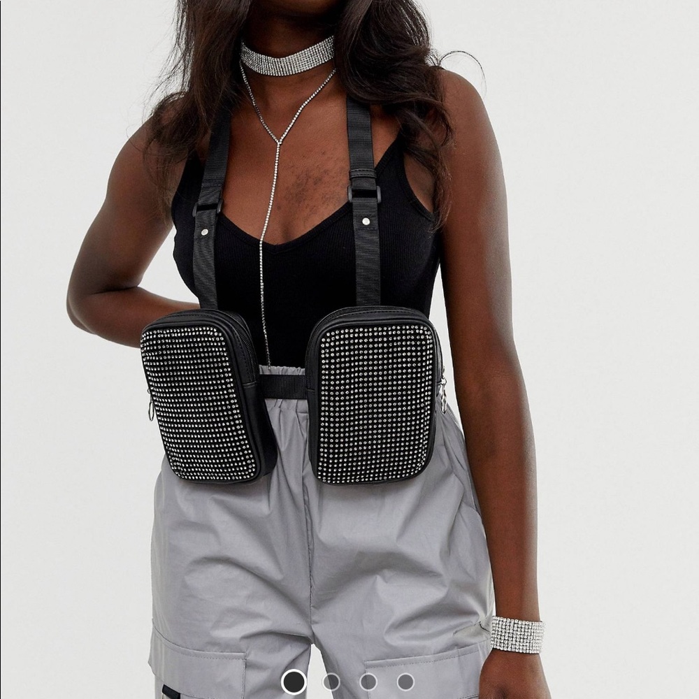 ✨ RHINESTONE HARNESS BAG ✨